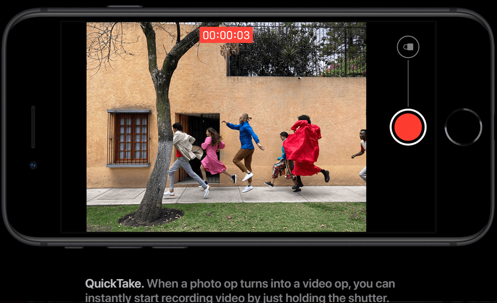 4K videos iphone SE