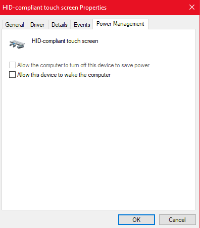 Change Power Management Settings