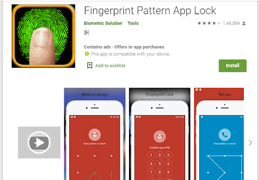 Fingerprint Pattern App Lock