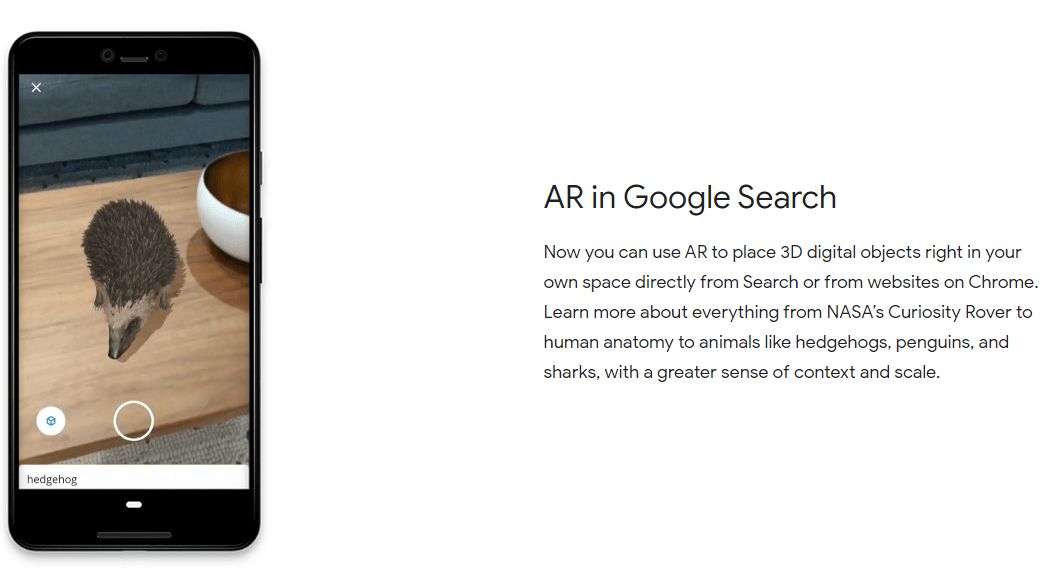 Google Search AR Feature