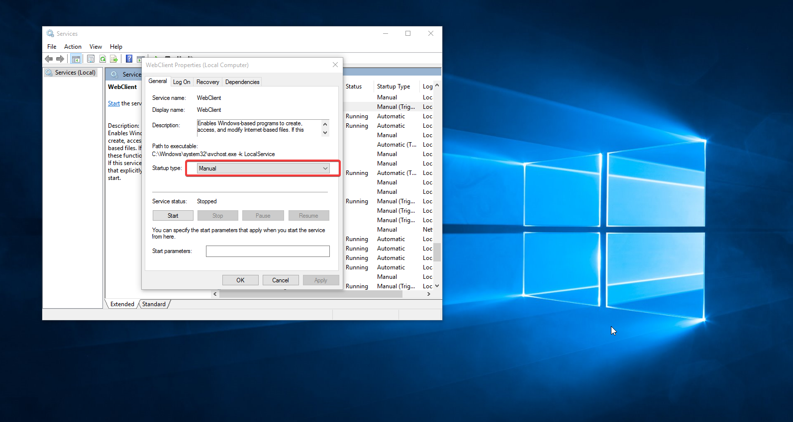 Manual to Disable
