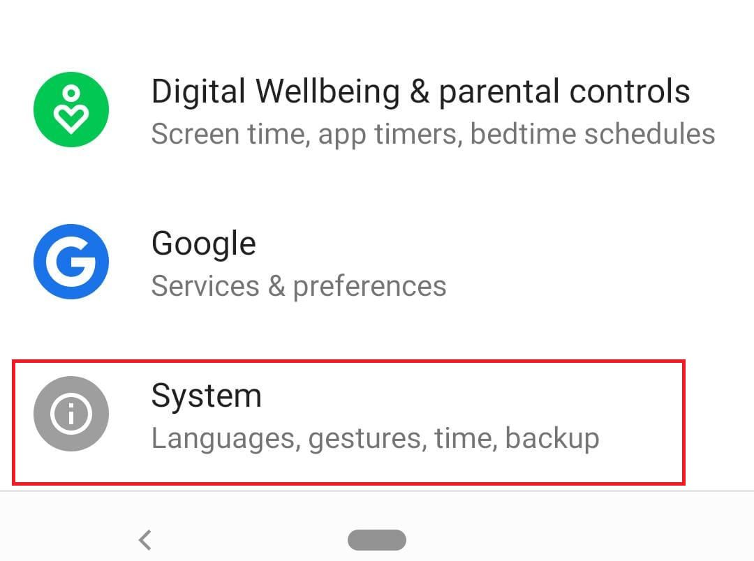 Phone Settings