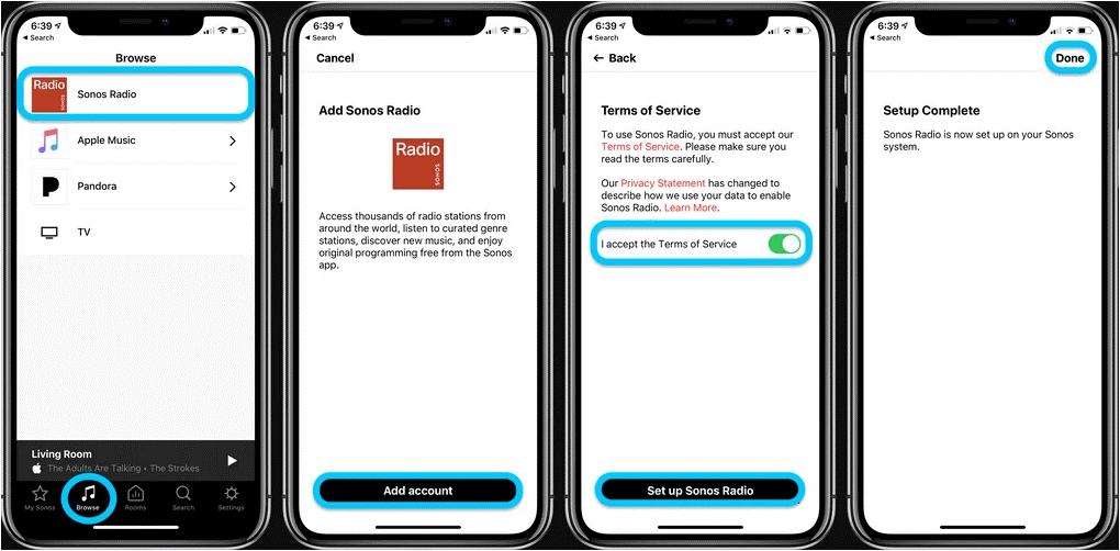 Sonos Streaming Radio Service On iPhone and iPad