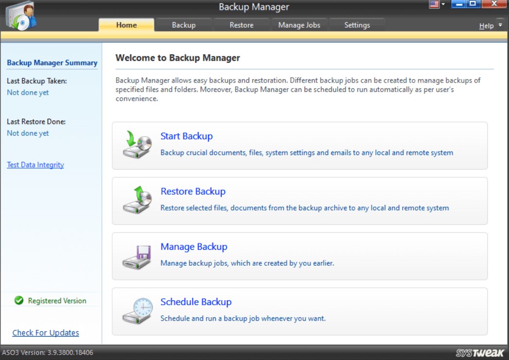 backup manager