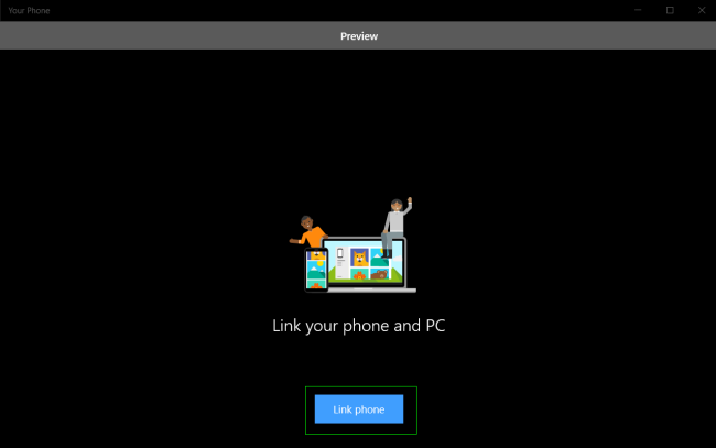 link your phone and pc