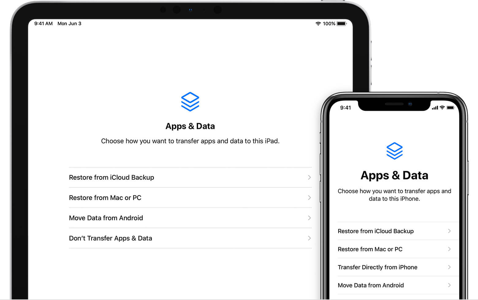 Backup ipad data