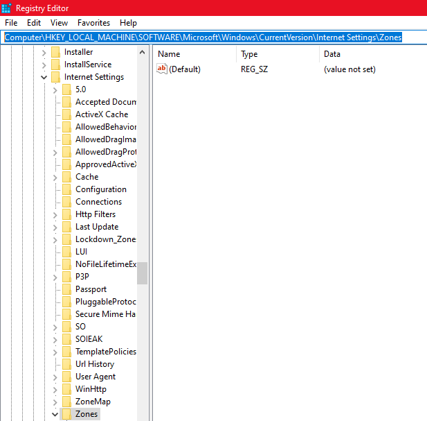 Edit Registry