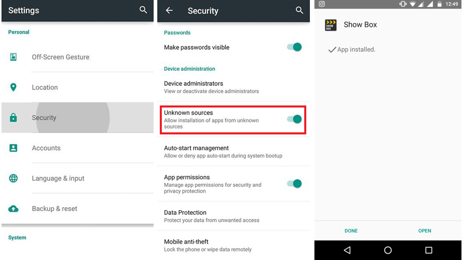 How to Install showbox app on android