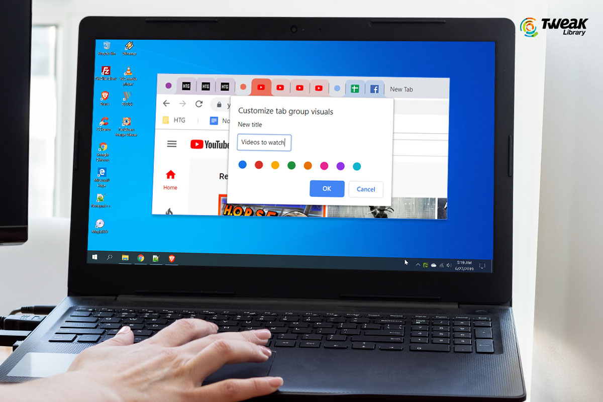 Tab Grouping on Google chrome
