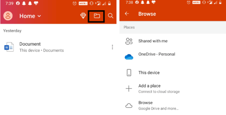 browse ms office word