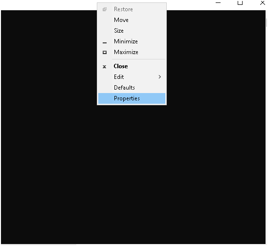 command prompt property