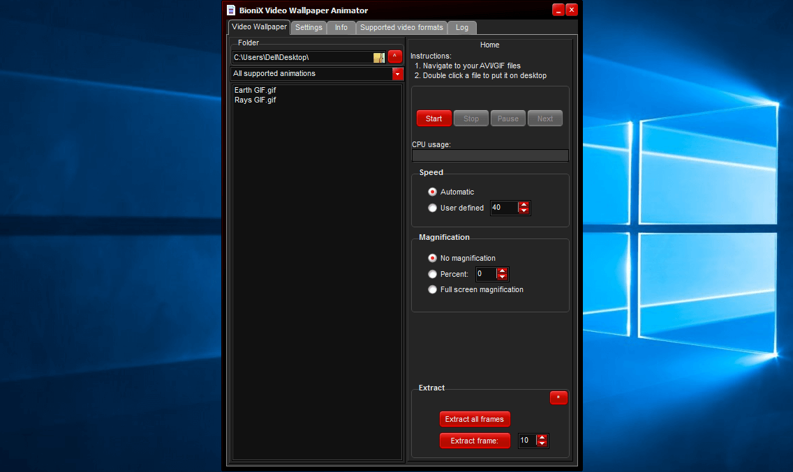 get animated GIF wallpaper for your PC