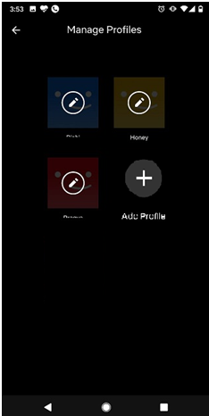 netflix profile