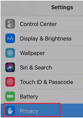 privacy setting
