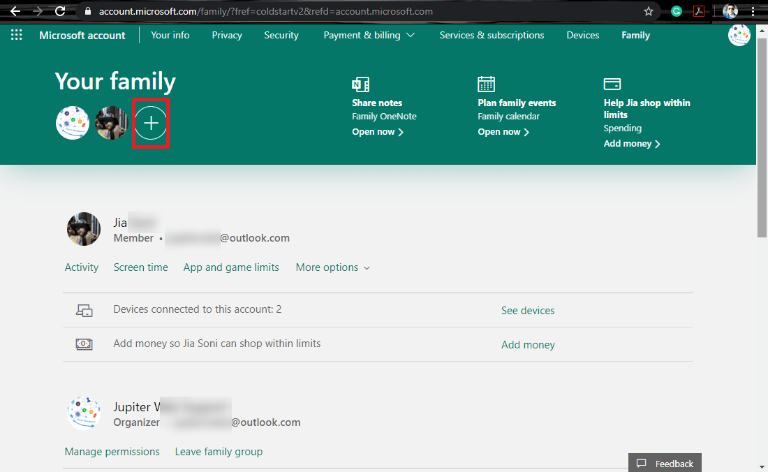 Add a New Family Member