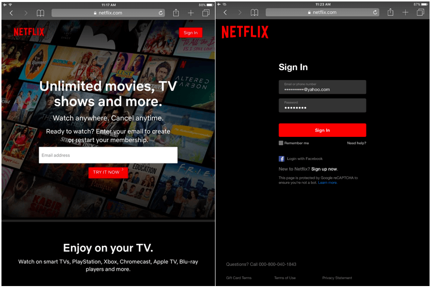 Add device to netflix Account