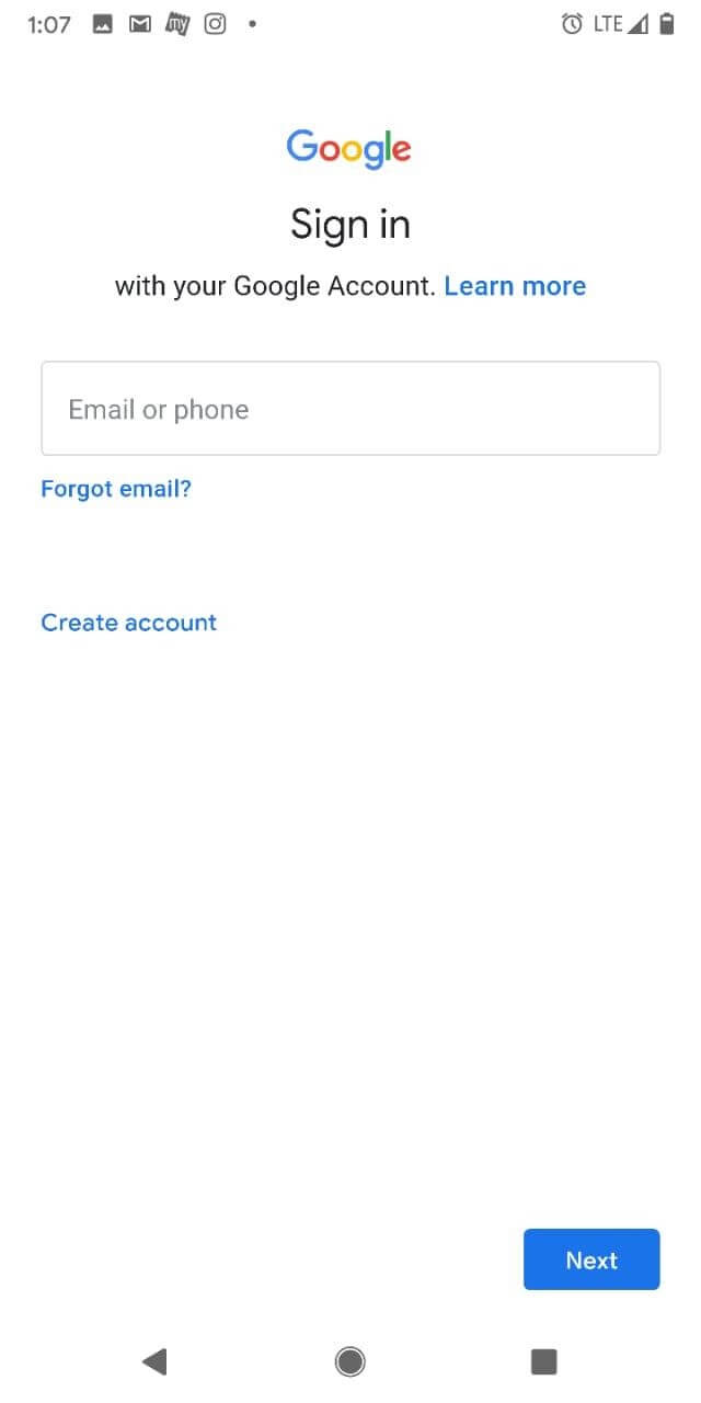 Add second gmail account