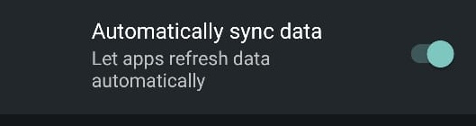Automatically Sync Data