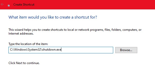 Create shortcuts