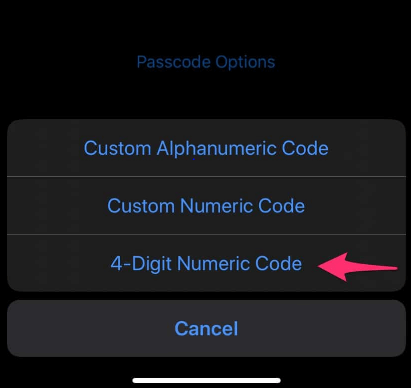 How to change Passcode