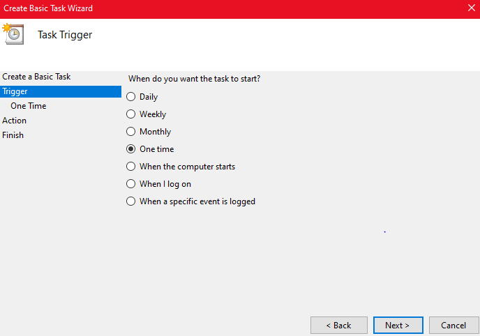 How to schedule a shutdown Windows 10