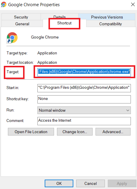 Open Chrome in Incognito