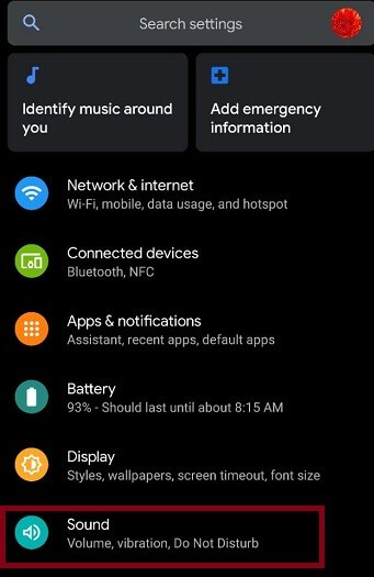 Option Named Sound