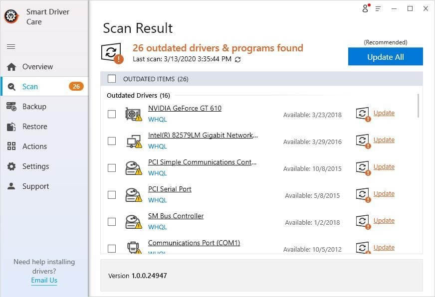 Reinstall Audio Drivers in windows10