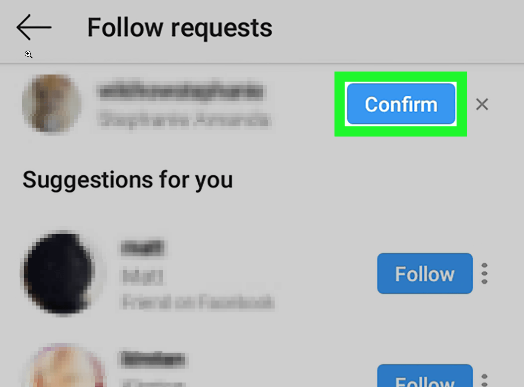 Send Follow Request on Instagram