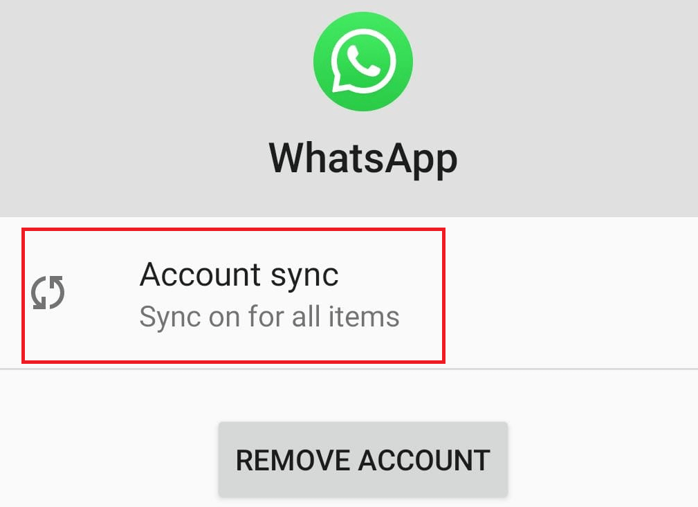 Sync Whatsapp Account