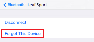 forget device