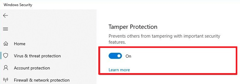 temper Protection