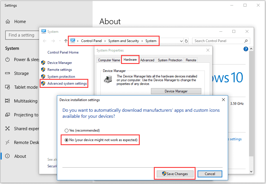 windows 10 disable driver update