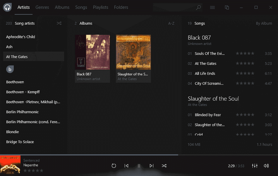 Dopamine - Music Player Windows