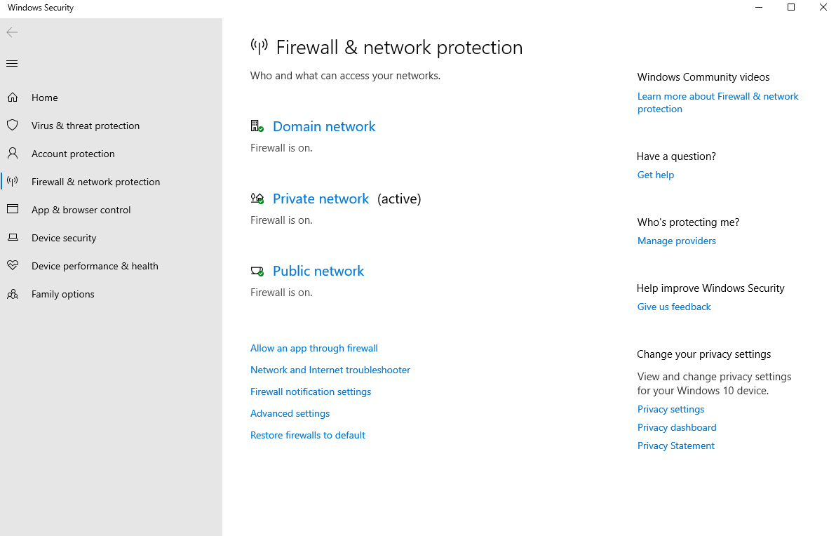 Firewall & Network Protections