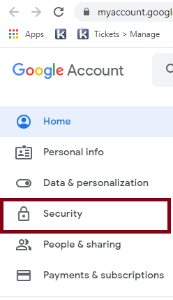 Recover google Account