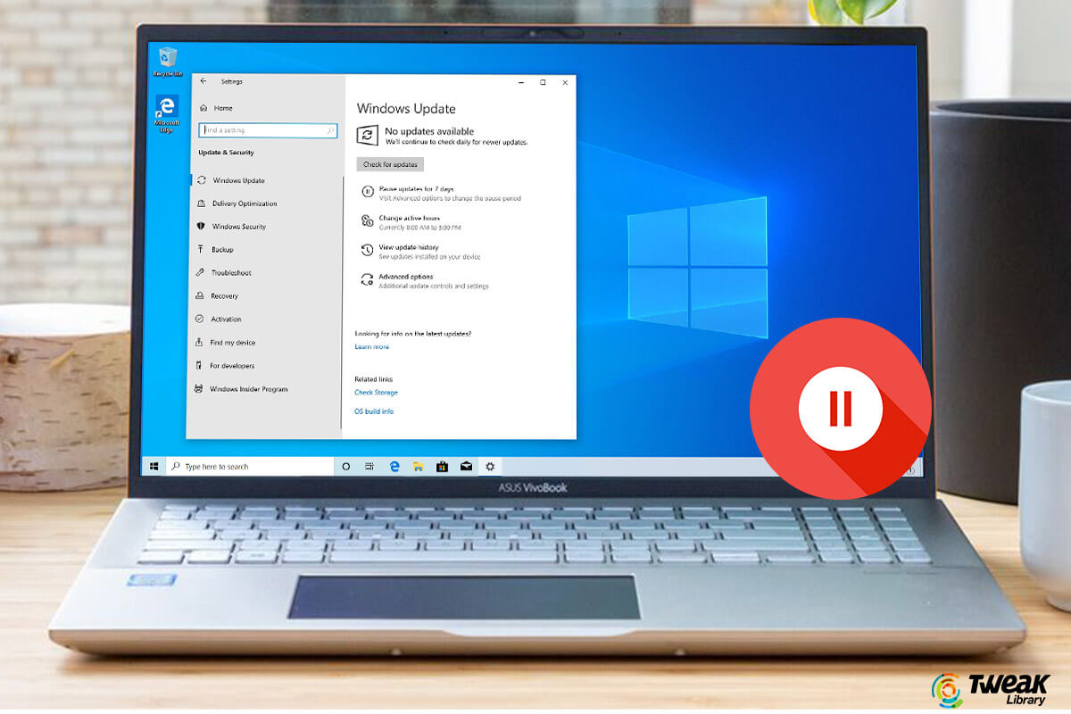 How to Bring Back Pause Update on Windows 10