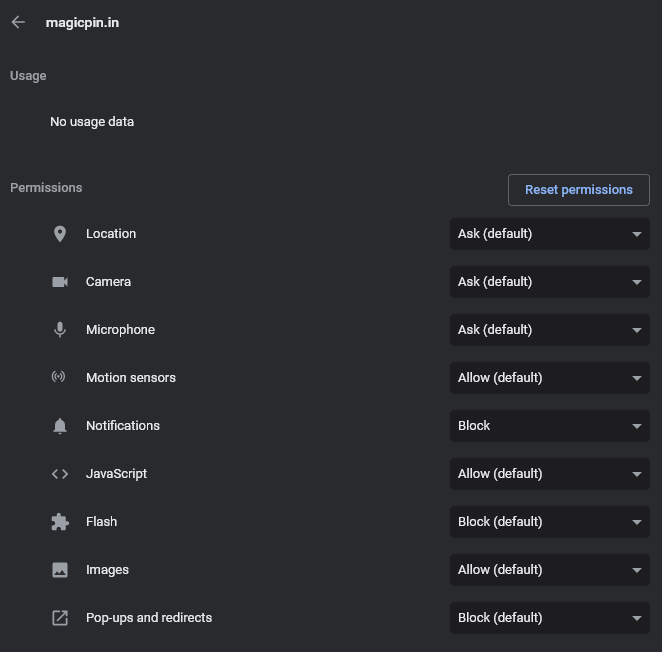 Modify Notification Settings