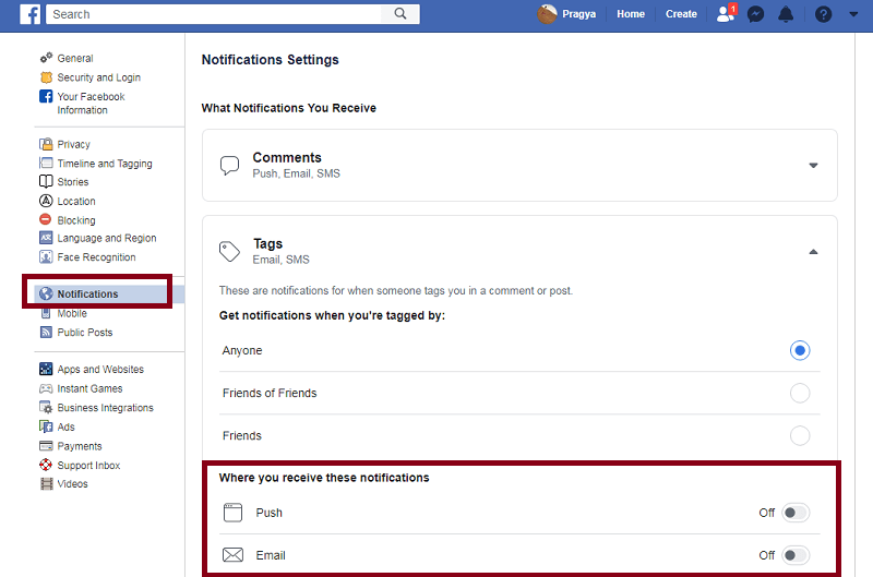 Notification Settings