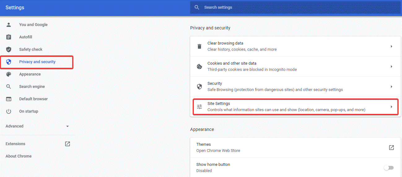 Privacy and security