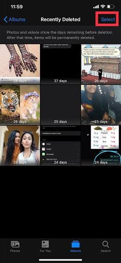 Recently deleted iphone to recover