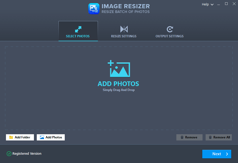 Resizing the Image