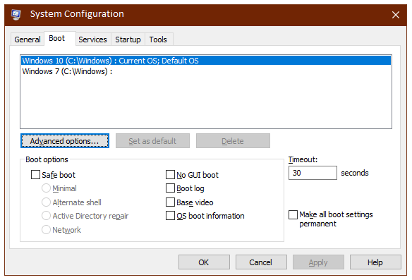 System Configuration Utility