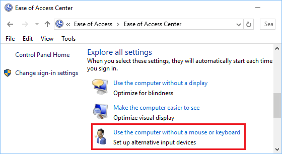 Use Computer without a Mouse or Keyboard