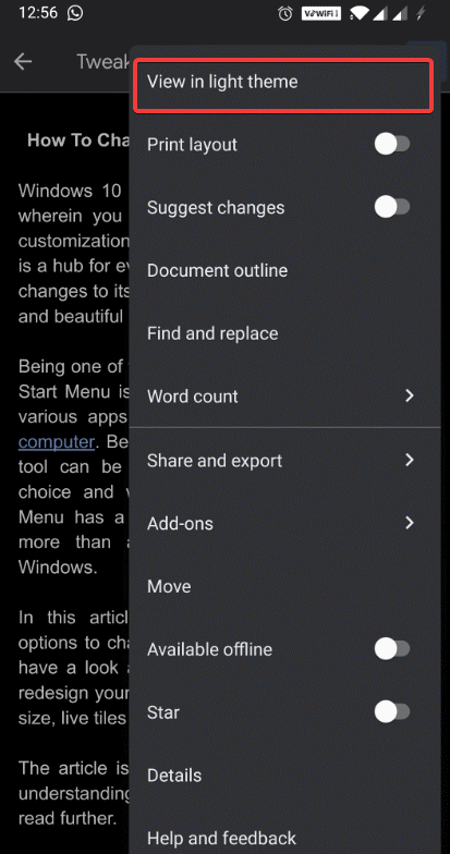View in Light Theme