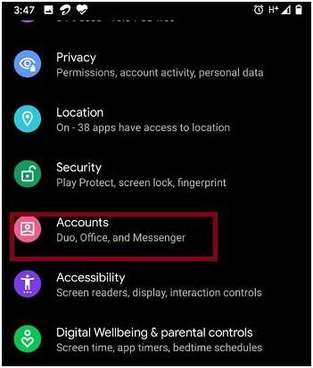 gmail account