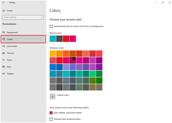 windows Transparency effects