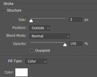 4 size and opacity