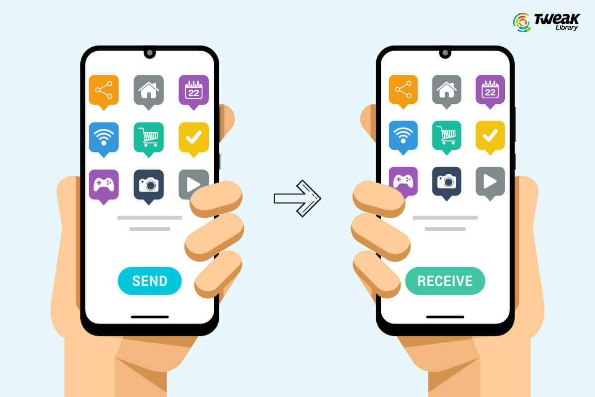 Checkout the ways to share apps on android