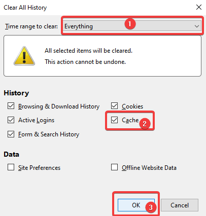 Clear All history